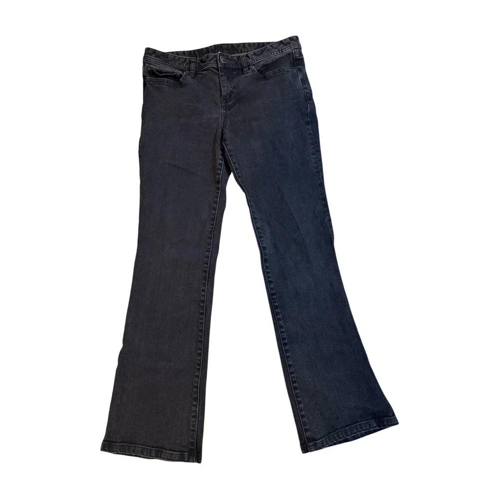 Tory Burch Classic Boot Black 30 Womens Bootcut Stretch Denim Jeans